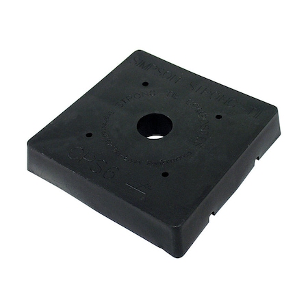 Simpson Strong-Tie Simpson Strong-Tie 5.31 in. H X 5.31 in. W n/a Ga. Plastic Composite Base CPS6